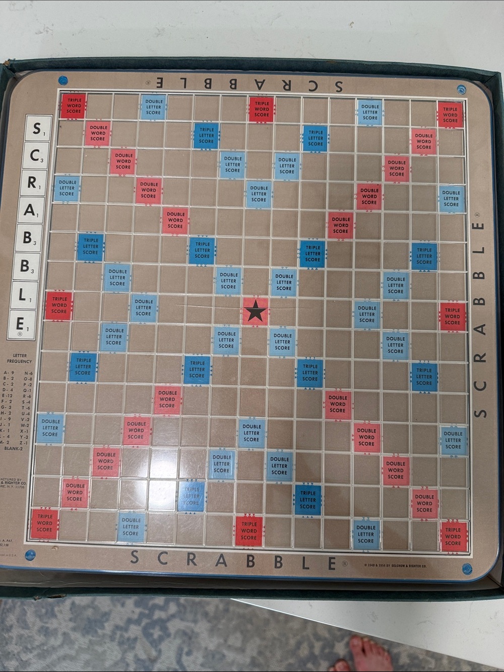 1977 Scrabble Deluxe Edition Set